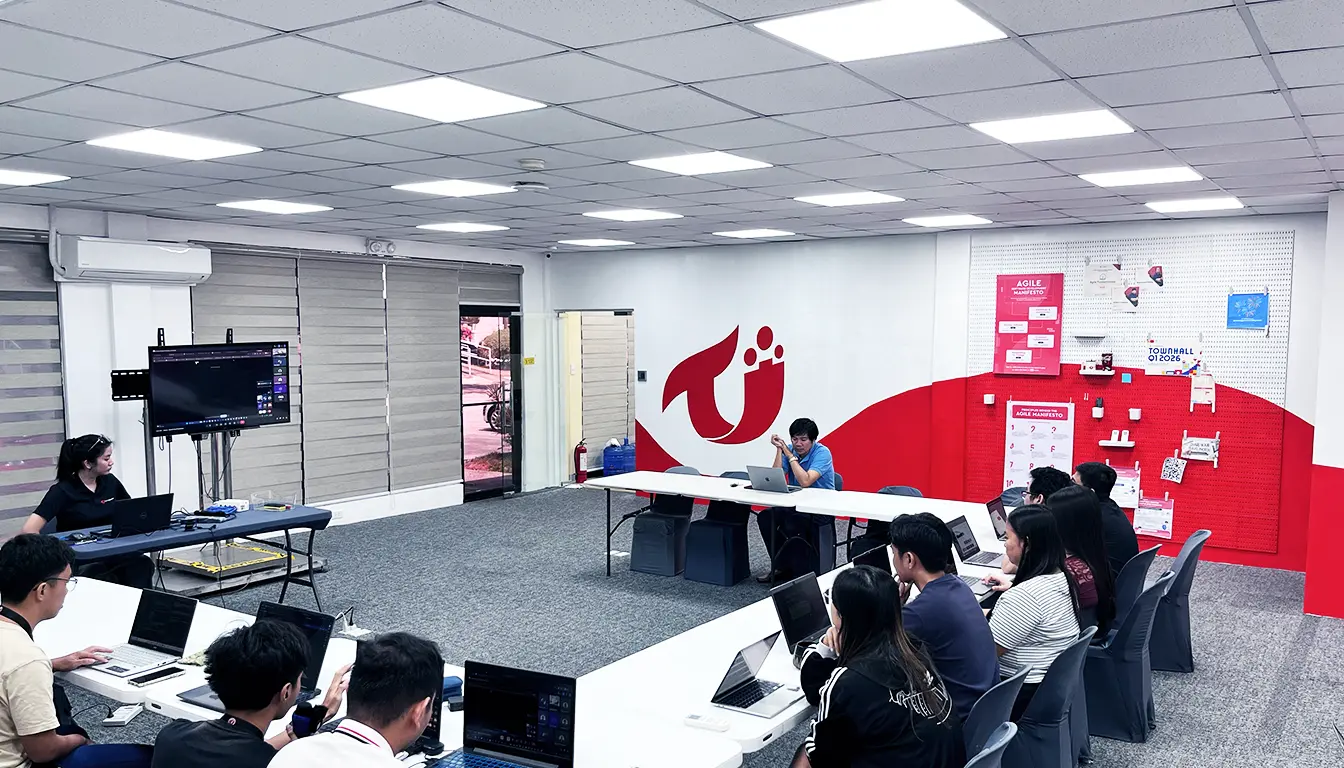 Developers collaborating on AI-powered features for a client application